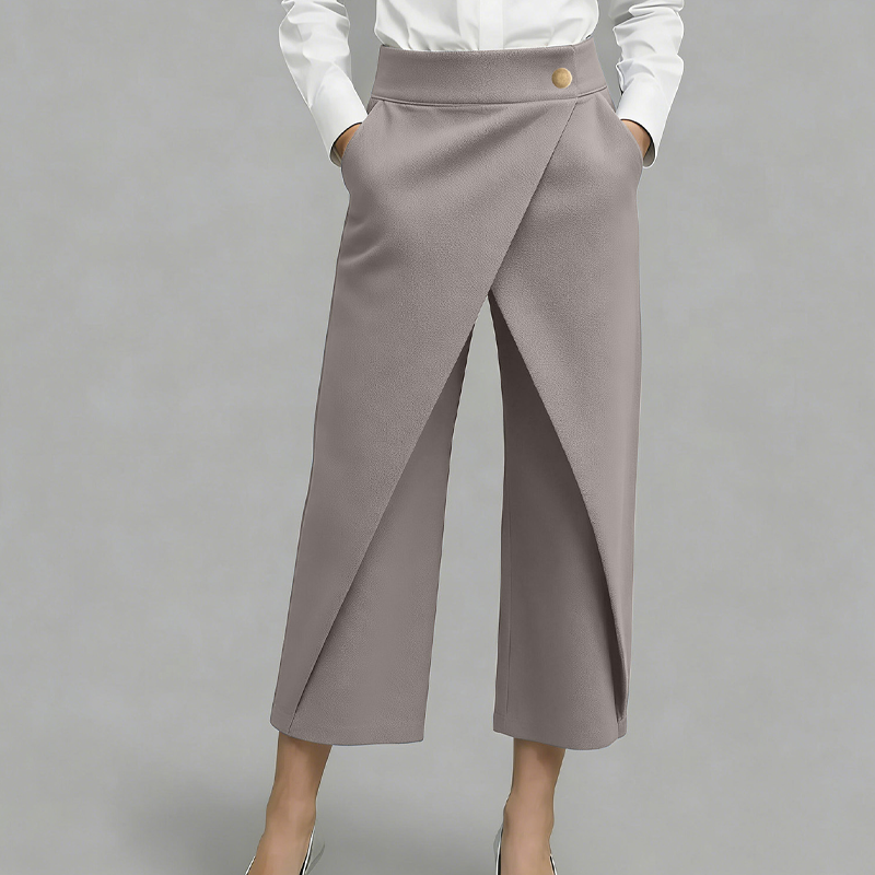 ⏳Limited-time 50% off⏰Women's Patchwork Cropped Casual Trousers👖