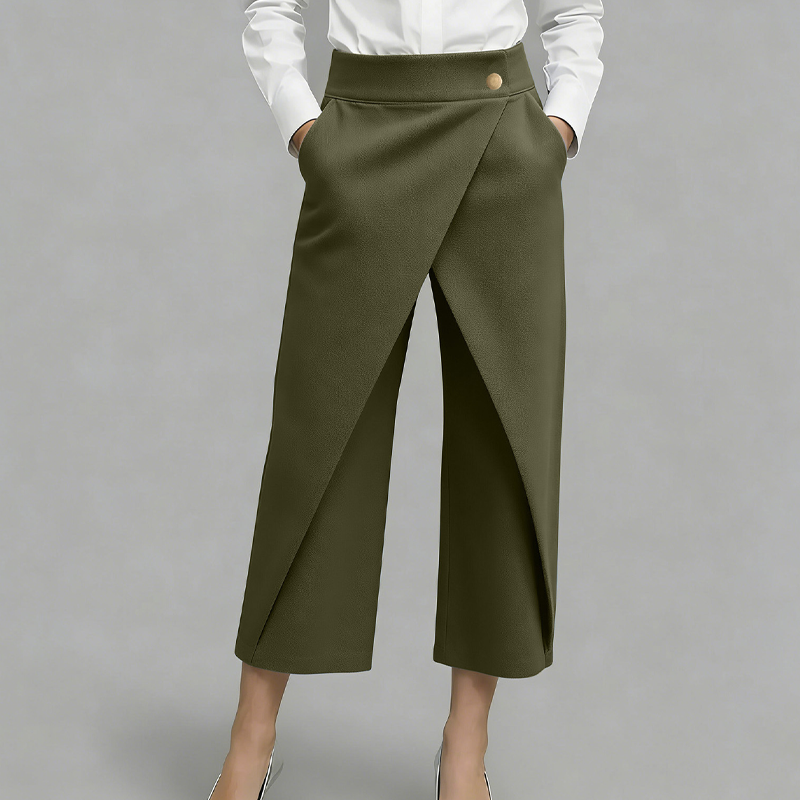 ⏳Limited-time 50% off⏰Women's Patchwork Cropped Casual Trousers👖