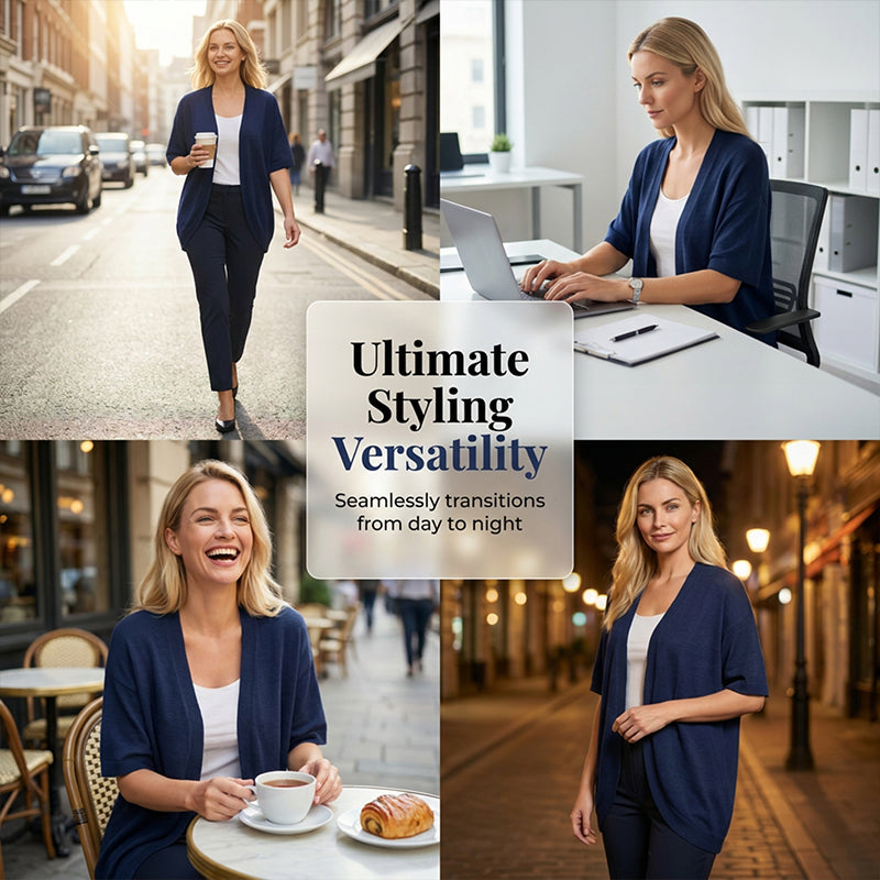 Women's Casual Short Sleeve Cardigan