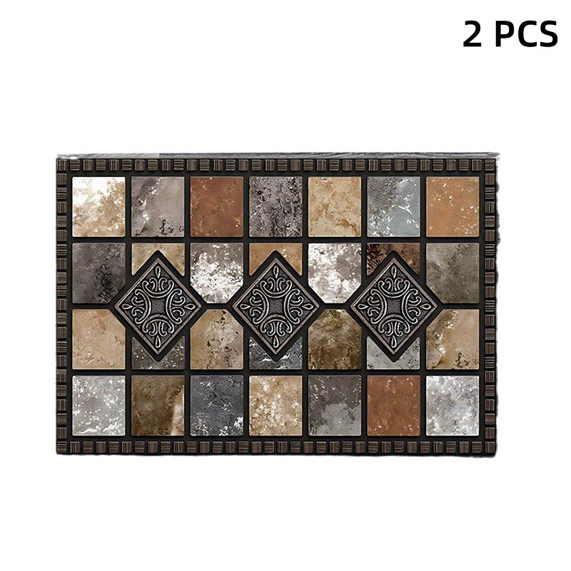⏳🔥LIMITED-TIME 50% OFF! 🏡 Geometric Stone Pattern Doormat – Stylish & Durable for Your Home ✨