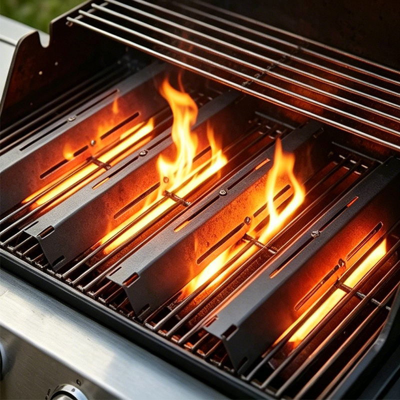 🍖 LIMITED-TIME 50% OFF! ✨ Adjustable Grill Heat Plate – Porcelain Steel, Durable, Universal Fit 🔧