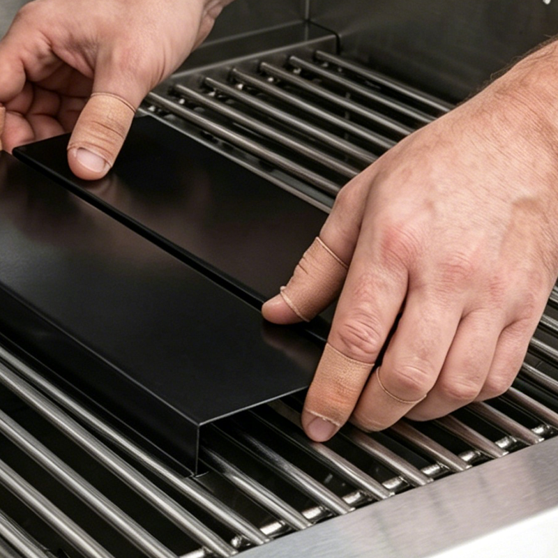 🍖 LIMITED-TIME 50% OFF! ✨ Adjustable Grill Heat Plate – Porcelain Steel, Durable, Universal Fit 🔧