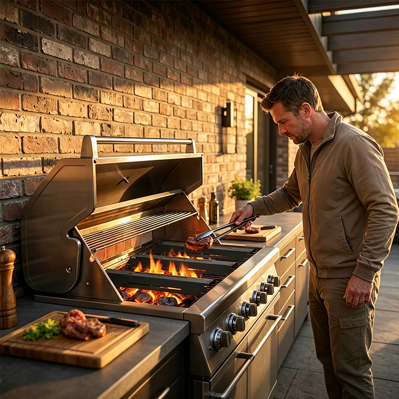 🍖 LIMITED-TIME 50% OFF! ✨ Adjustable Grill Heat Plate – Porcelain Steel, Durable, Universal Fit 🔧