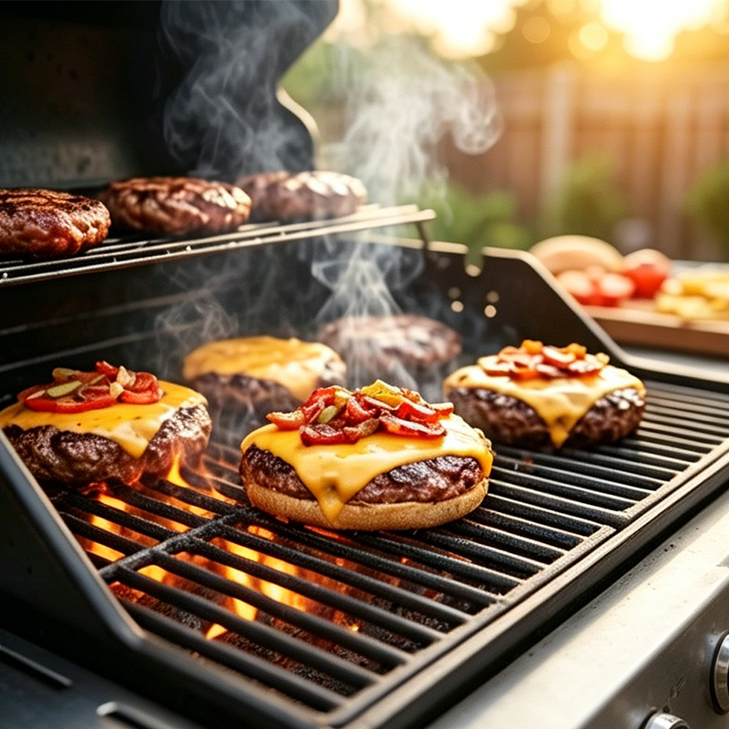 🍖 LIMITED-TIME 50% OFF! ✨ Adjustable Grill Heat Plate – Porcelain Steel, Durable, Universal Fit 🔧