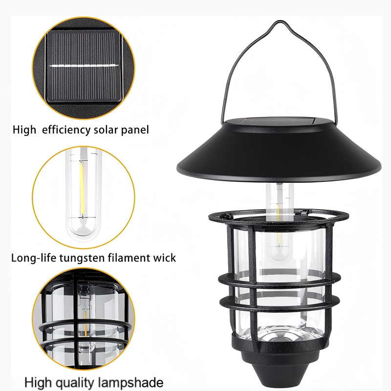 Solar Powered Hanging Lantern Light