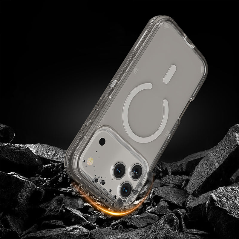 📱Shockproof Clear Magnetic Phone Case🛡️ – Strong Magnetic Lock, Anti-Yellowing & 360° Protection