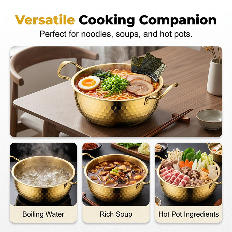 📢📢49% OFF !! ⏰Thickened Stainless Steel Hammered Pot