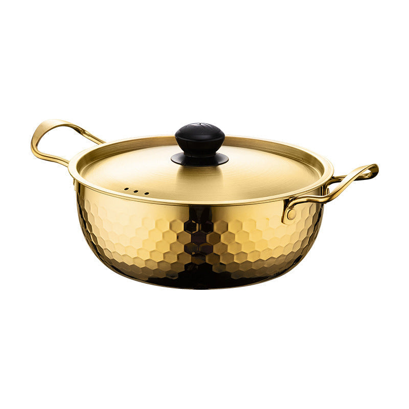 📢📢49% OFF !! ⏰Thickened Stainless Steel Hammered Pot