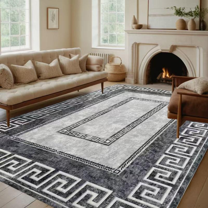 Non-Slip Low Pile Area Rug