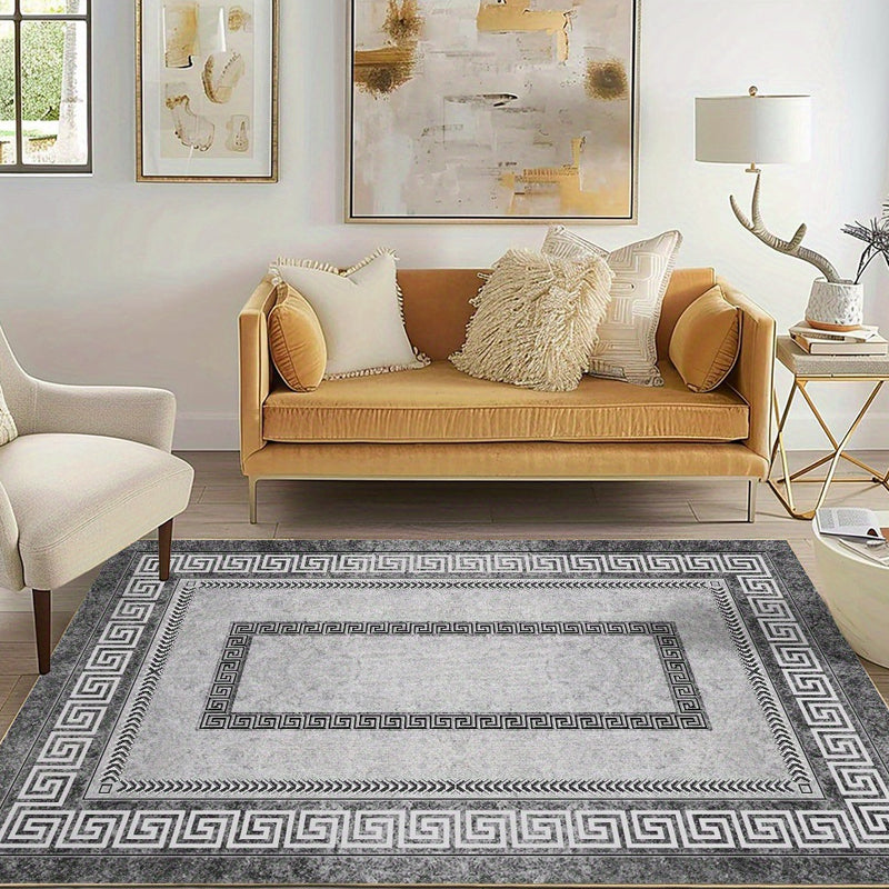Non-Slip Low Pile Area Rug