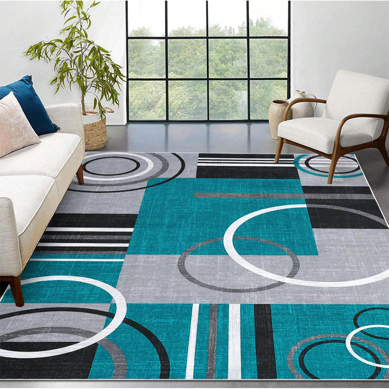 Non-Slip Low Pile Area Rug