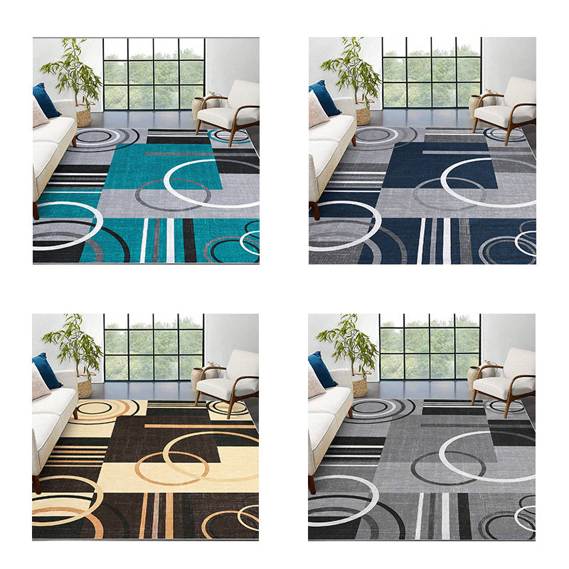 Non-Slip Low Pile Area Rug