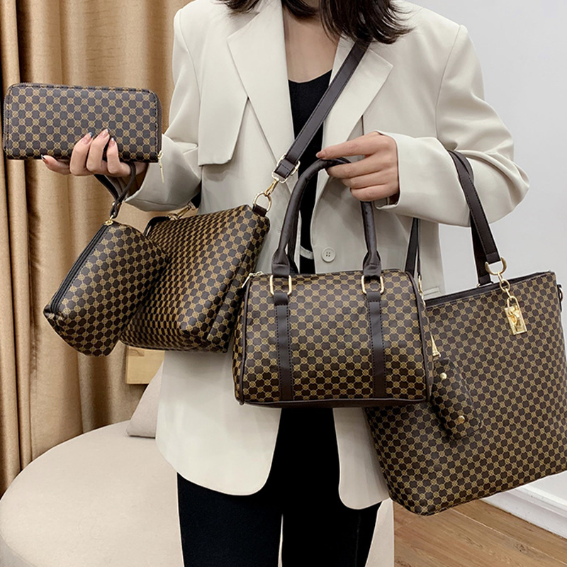 📢📢50% OFF !! ⏰Stylish 6-in-1 Mother & Baby Bag Set – Printed, Versatile Shoulder, Crossbody & Handbag for Everyday Use 🌿