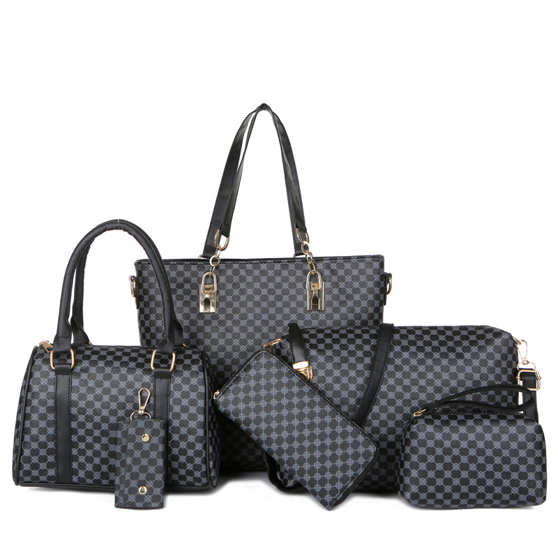 📢📢50% OFF !! ⏰Stylish 6-in-1 Mother & Baby Bag Set – Printed, Versatile Shoulder, Crossbody & Handbag for Everyday Use 🌿