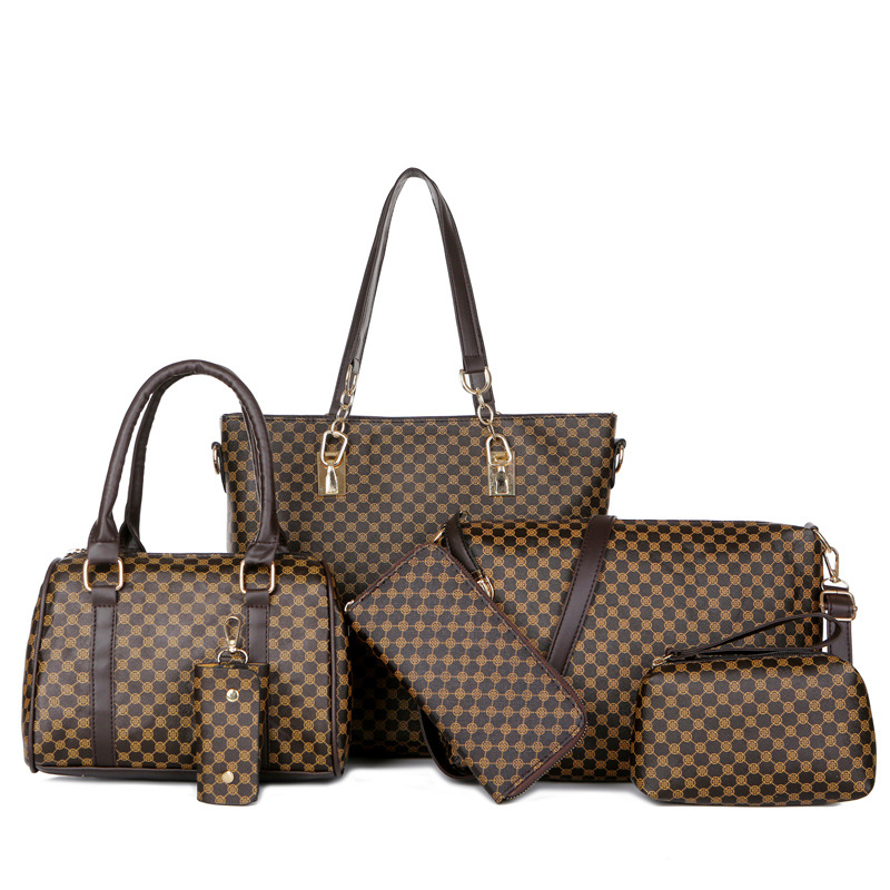 📢📢50% OFF !! ⏰Stylish 6-in-1 Mother & Baby Bag Set – Printed, Versatile Shoulder, Crossbody & Handbag for Everyday Use 🌿