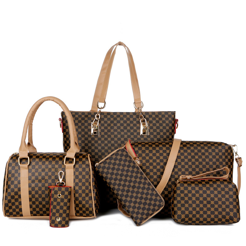 📢📢50% OFF !! ⏰Stylish 6-in-1 Mother & Baby Bag Set – Printed, Versatile Shoulder, Crossbody & Handbag for Everyday Use 🌿