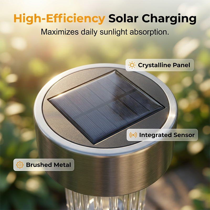 Solar Powered LED Garden Stake Light
