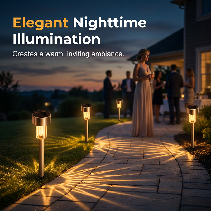 Solar Powered LED Garden Stake Light