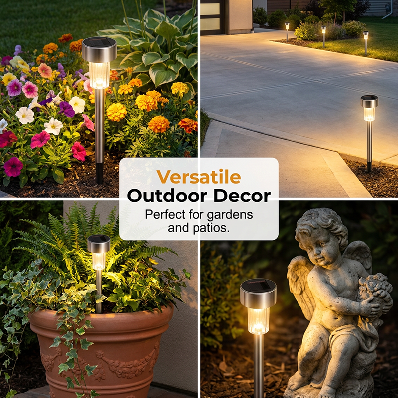 Solar Powered LED Garden Stake Light