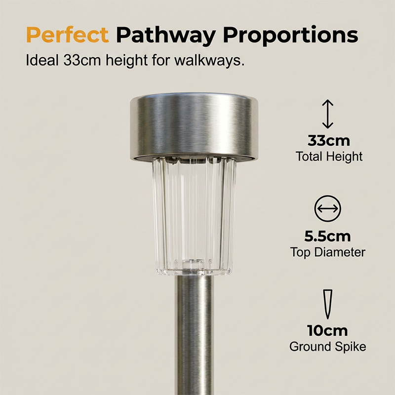 Solar Powered LED Garden Stake Light