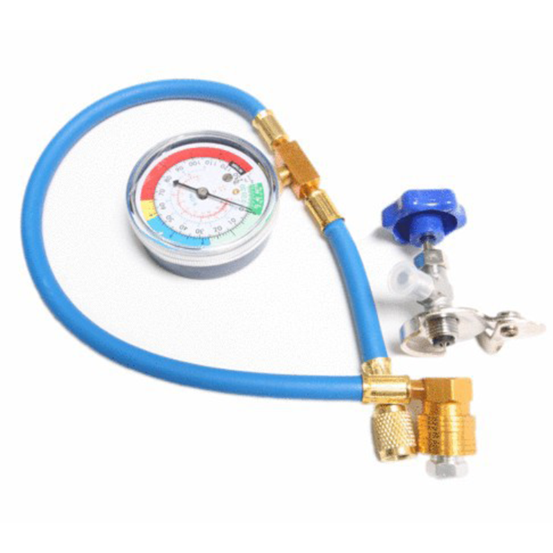 R134a AC Refrigerant Charging Hose with Gauge