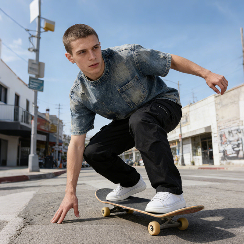 Men's Casual Cargo Pants with Multi-Pockets