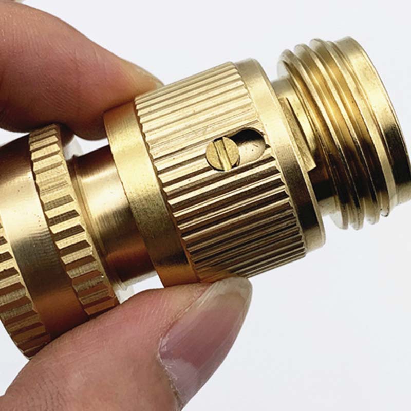 🔩 LIMITED-TIME 50% OFF! ✨ 3/4" Brass Quick Connect Fitting – Rust-Proof, Leak-Free, Universal 💧