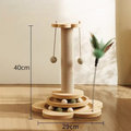 🏆LAST DAY SALE 50% OFF🔥Multifunctional Cat Activity Center with Scratcher and Toys
