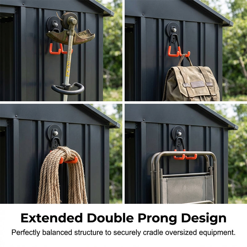 Heavy-Duty Magnetic Double-Claw Hook