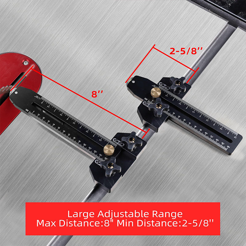 🎉 2026 Sale — Over 25300 Sold! ⏰Thin Rip Table Saw Jig｜6061 Aluminum Precision Woodworking Cutting Guide ✨