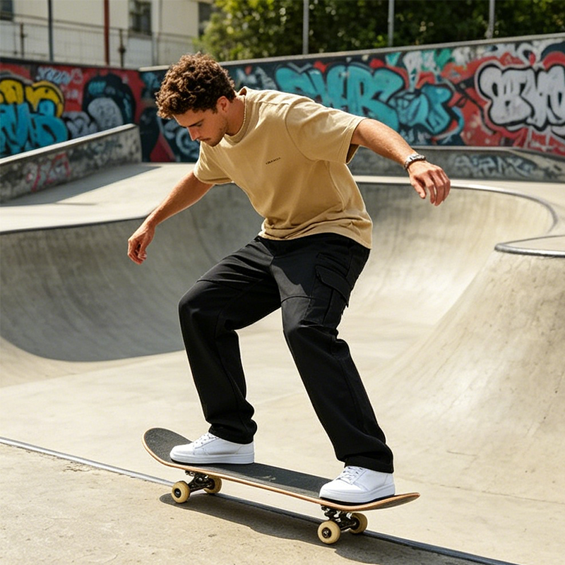 Men's Relaxed Fit Straight-Leg Cargo Pants