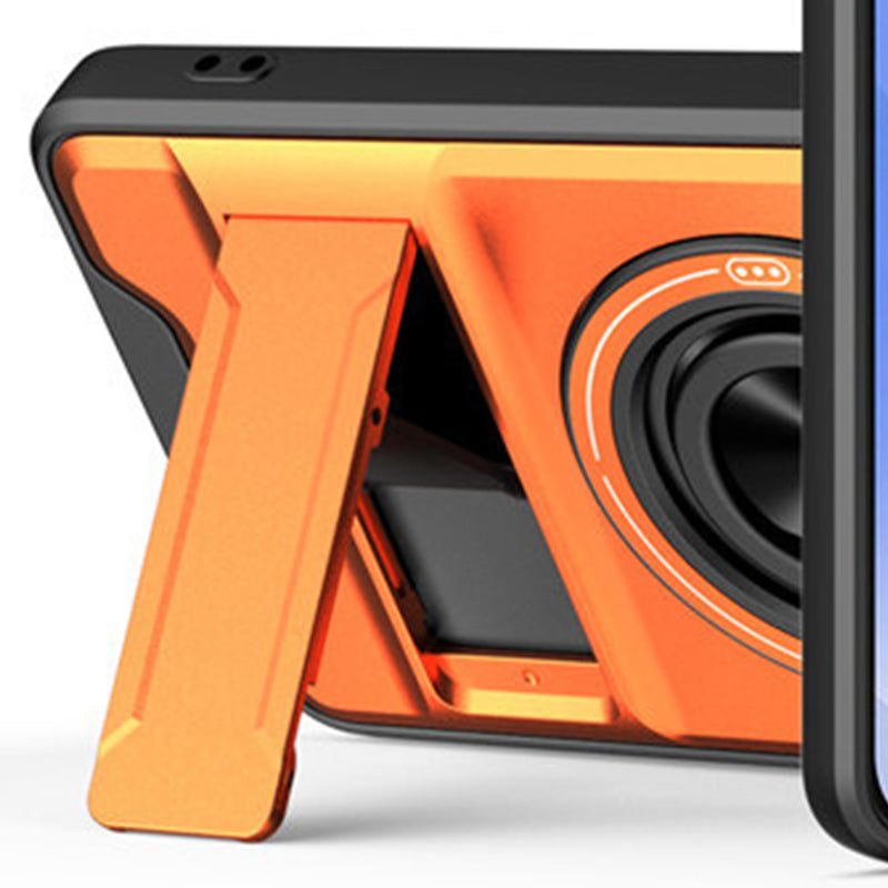 Samsung Phone Case – Sliding Camera Cover, Rotatable Ring, Magnetic Mount