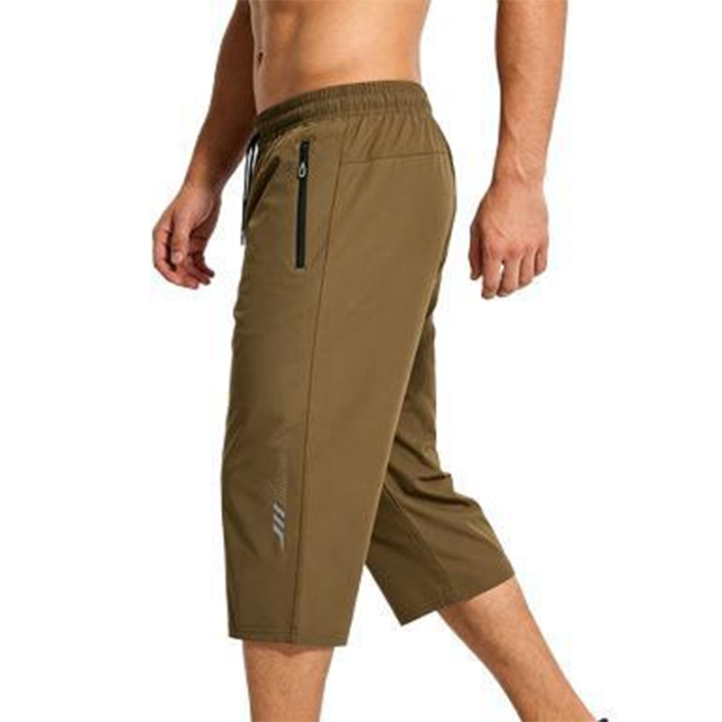 Men's Quick-Dry 3/4 Capri Jogger Pants