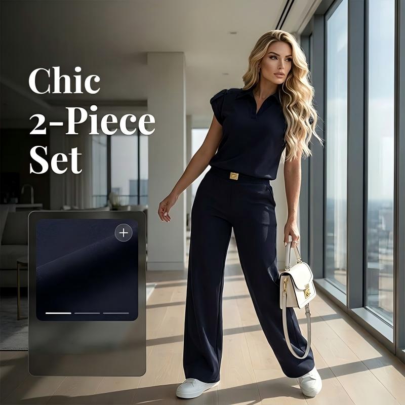 Women's Casual Top & Pants 2-Piece Set