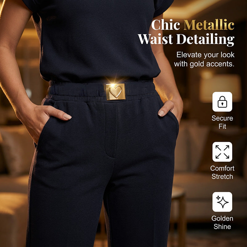 Women's Casual Top & Pants 2-Piece Set
