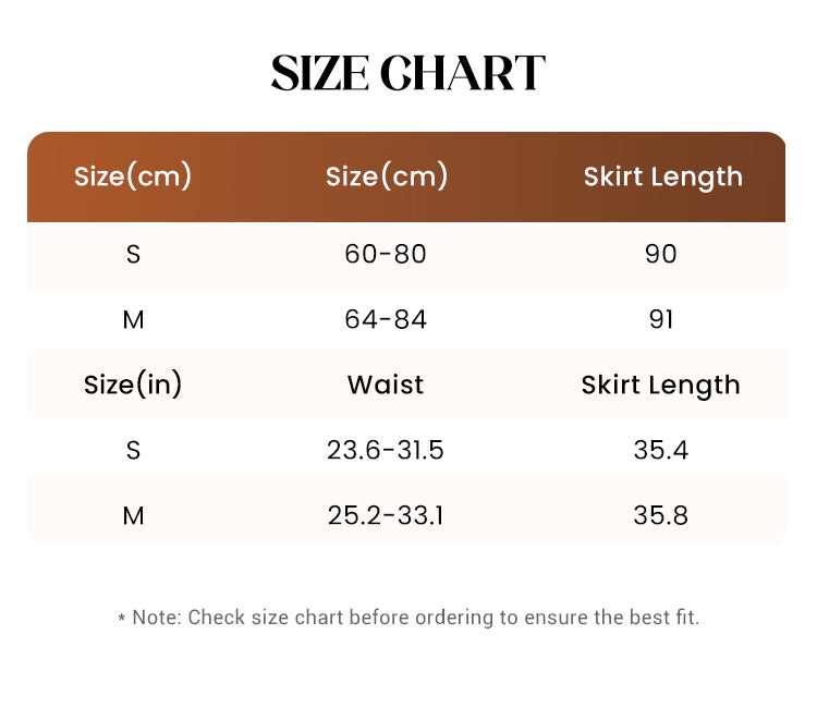 Women's High Waist A-Line Long Skirt