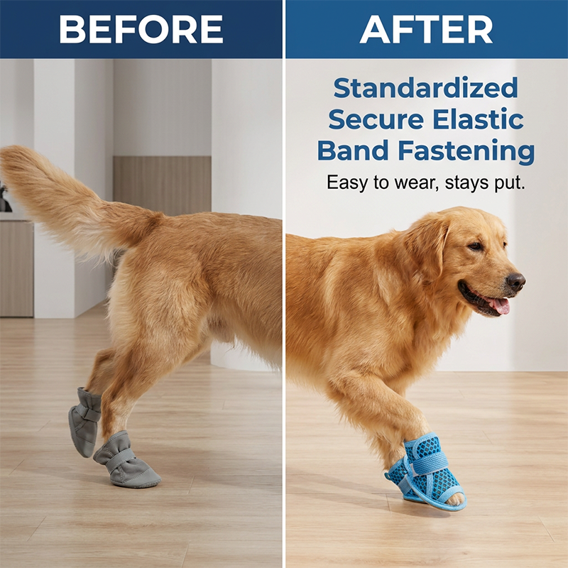 🐾☀️ 50% OFF! 🐕Lightweight Mesh Anti-Slip Pet Dog Boots – Breathable Summer Sandals for All Terrain Use