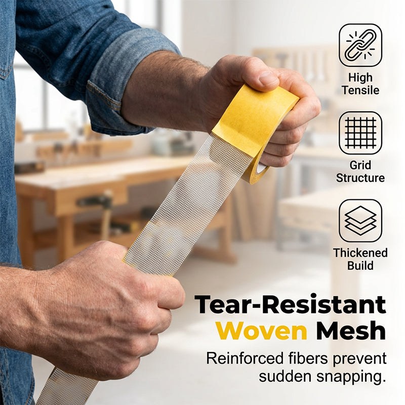 🔥⚡50K+ SOLD!🏠High-Tack Double-Sided Mesh Tape