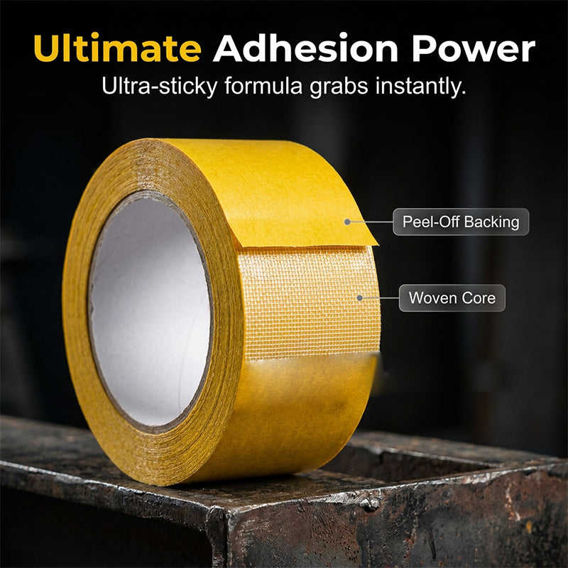🔥⚡50K+ SOLD!🏠High-Tack Double-Sided Mesh Tape