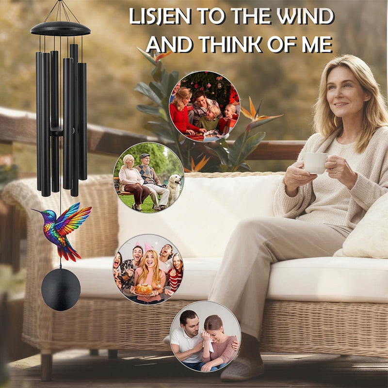 Vintage Metal Memorial Wind Chimes for Garden