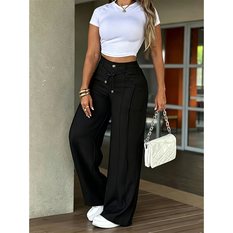 Women’s High-Waisted Straight Leg Pants