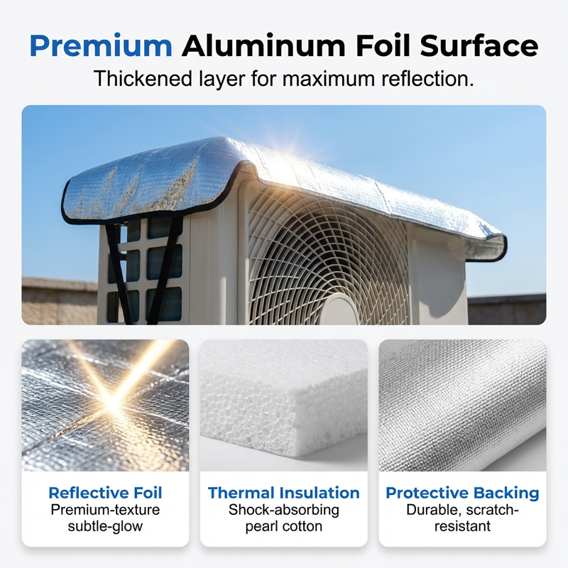 ⏳ First 100 customers enjoy a 50% discount ⏰ Reflective air conditioner outdoor unit cover