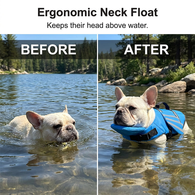 🐶 First 50 customers enjoy a 50% discount ✨ Reflective angel wings dog life jacket