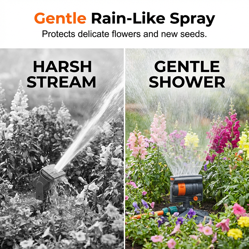 🔥360° Rotating Lawn Sprinkler – Wide Coverage Automatic Garden Irrigation Tool