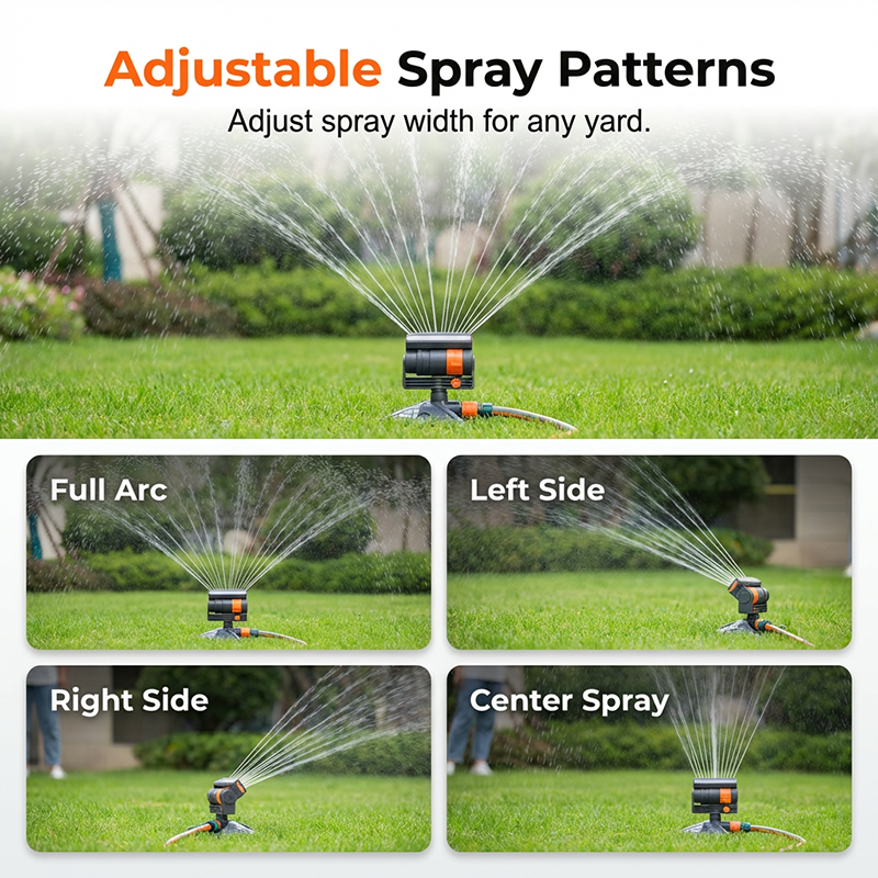 🏆 Last day special offer: 50% OFF 🔥 Over 600,000 units sold in 2026! Automatic rotating lawn sprinkler