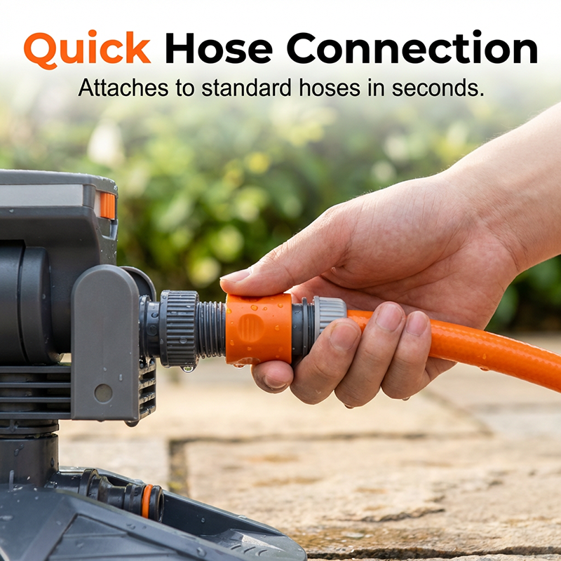 🔥360° Rotating Lawn Sprinkler – Wide Coverage Automatic Garden Irrigation Tool