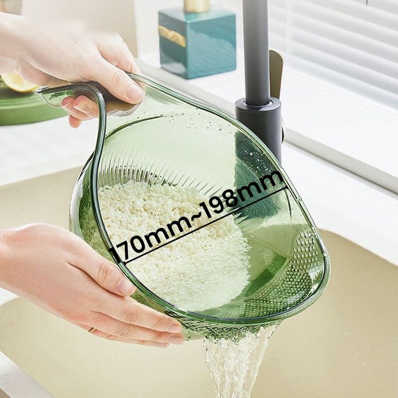 Multipurpose Rice Washing Bowl Strainer with Handle