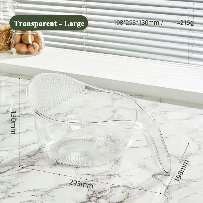 Multipurpose Rice Washing Bowl Strainer with Handle