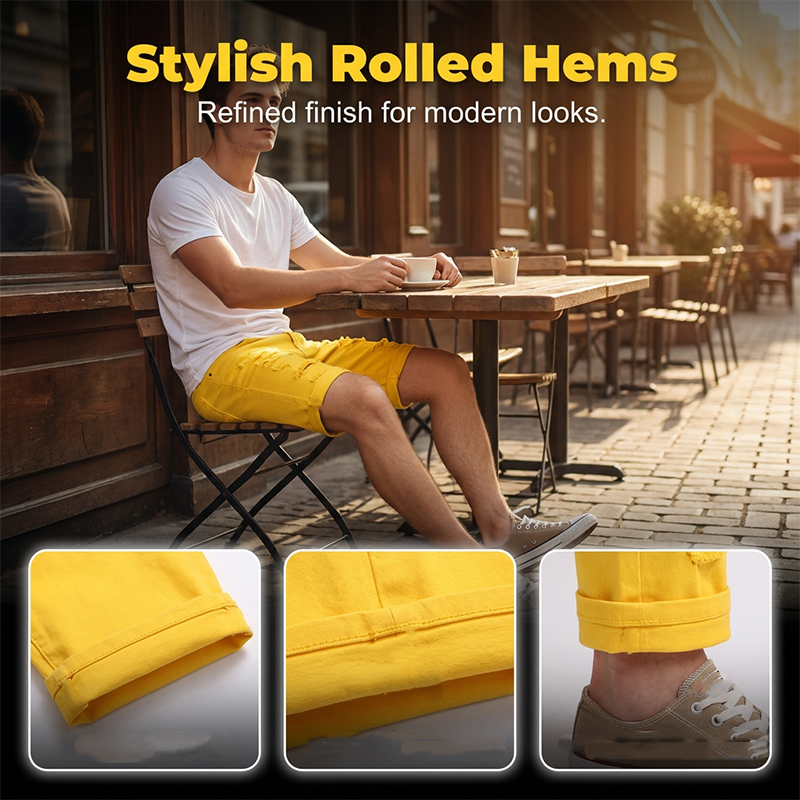 ⏳Time-Limited Special⏰Men's Casual Summer Ripped Shorts