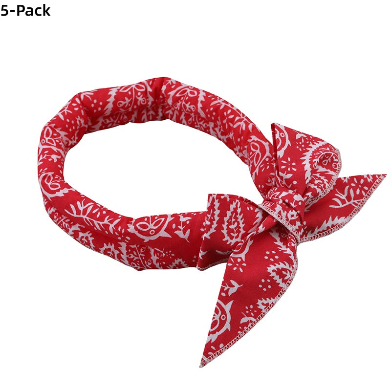 ❄️ Summer Pet Cooling Collar Wrap – Physical Cooling, Reusable, Adjustable 🌊